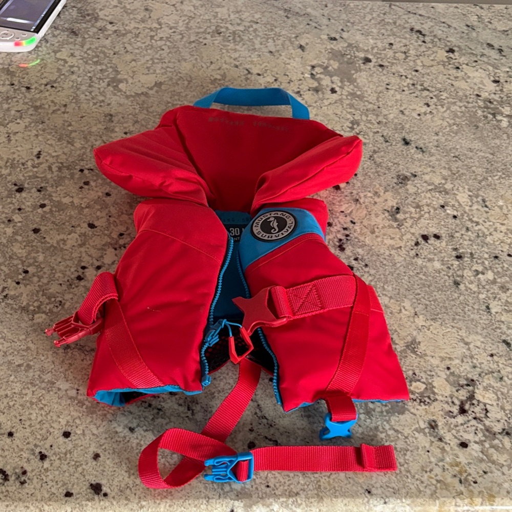 Kids Red Life Vest